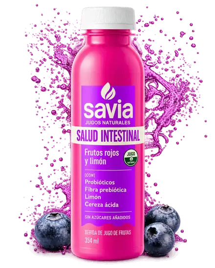 Bottle of berry juice
