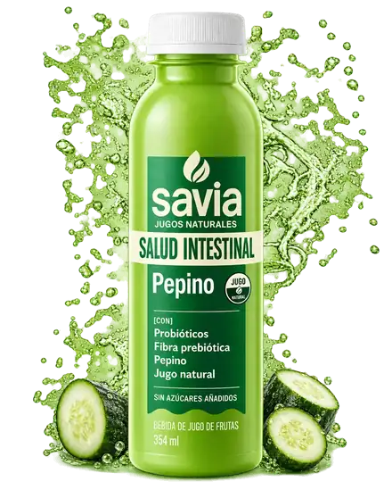 Bottle of cucumber juice