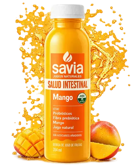 Bottle of mango juice